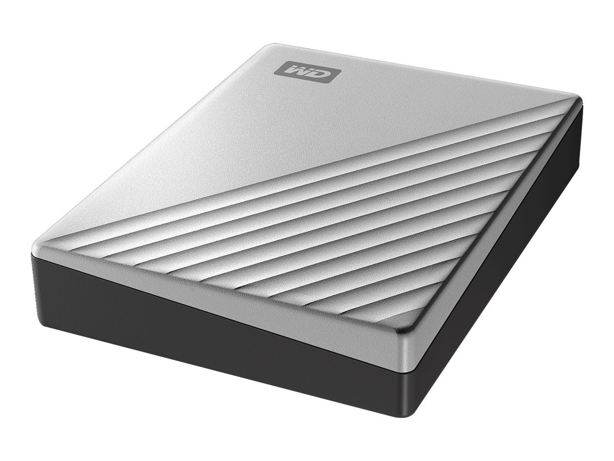 WD My Passport Ultra 4To Silver USB-C/USB3.0 HDD 2.5p Metal finish RTL portable extern