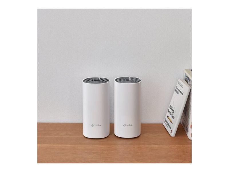 TP-LINK AC1200 Whole-Home Mesh Wi-Fi System Qualcomm CPU 867Mops at 5GHz+300Mops at 2.4GHz 2 10/100Mops Ports 2 internal antennas