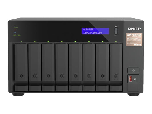 QNAP QVP-85B Surveillance NAS Intel Core i5-12400 6-core/12-thread Processor