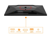 AOC Q27G4SRU 27p 2560x1440 Fast IPS Flat H/A 130MM QHD 320Hz USB HUB DP HDMI 450cd/m2