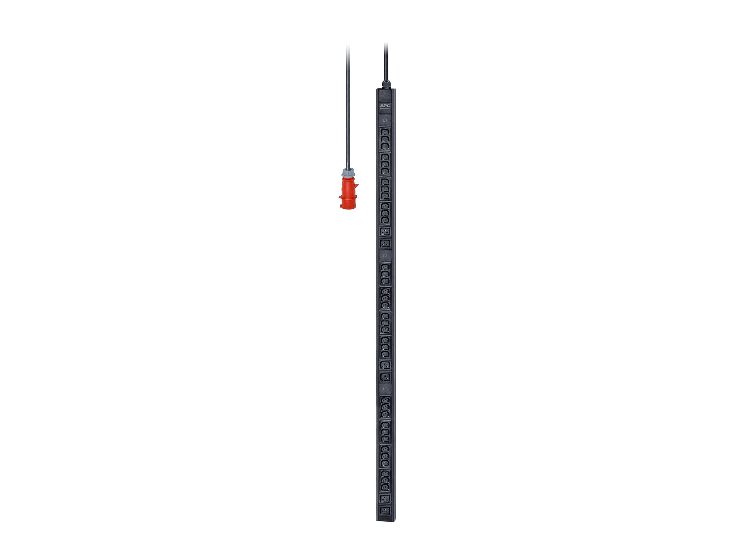 APC Easy PDU Basic 0U 11kW 16A 400V 36xC13 6xC19 Cord Length 2 meter IEC309