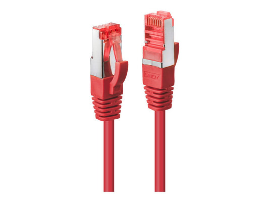 LINDY Cat.6 S/FTP Cable red 0.5m Patchcable