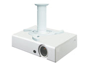 NEOMOUNTS BEAMER-C80WHITE Support de plafond pour vidéoprojecteur - h 13-20 cm - orientable
