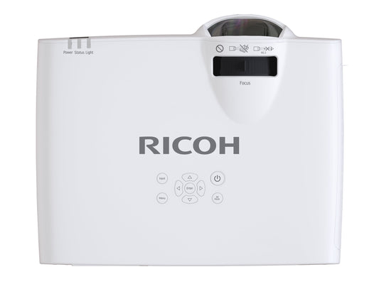 RICOH PJ WUL5A40ST 55-150p WUXGA 1920x1200 4500 Lumens USB Memory Projection Short-Throw 3LCD Laser Projector