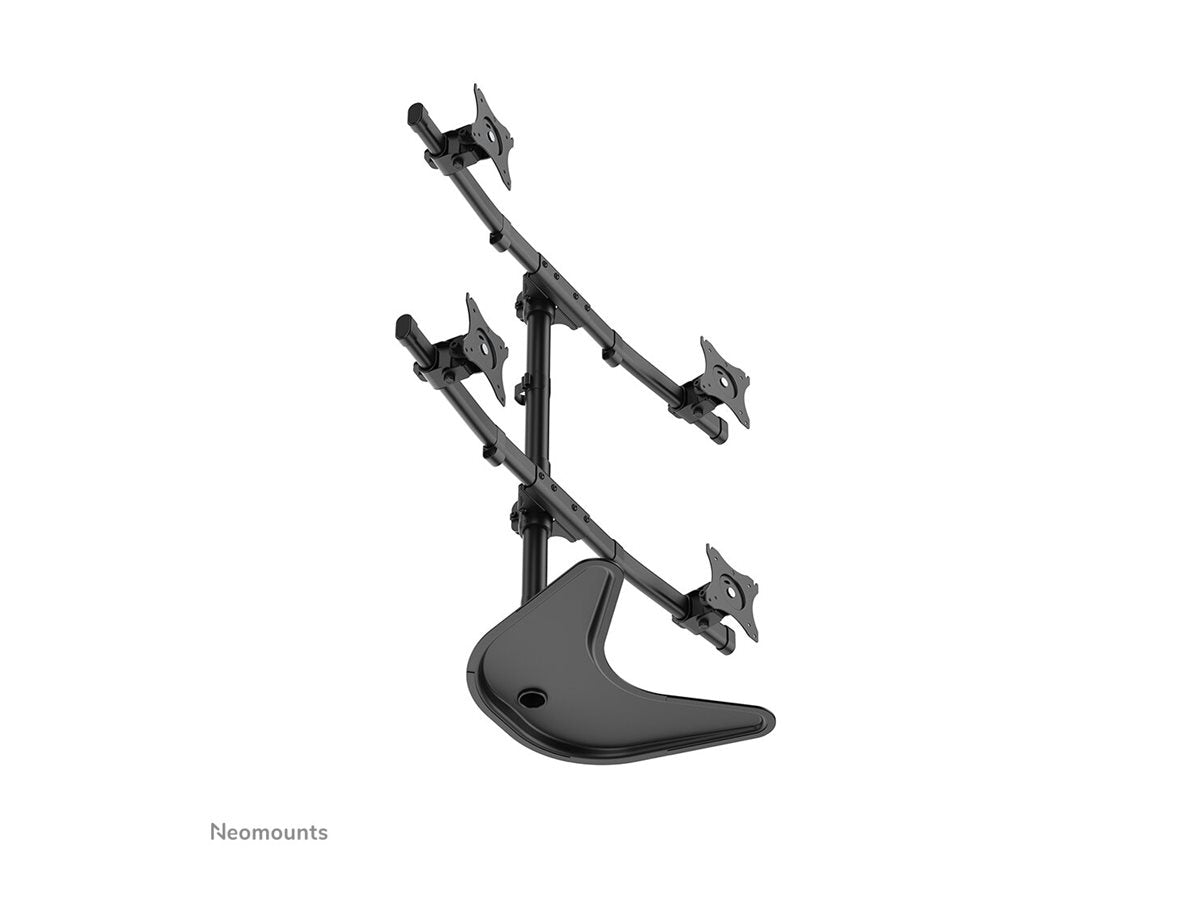 NEOMOUNTS NM-D335D4BLACK Support décran à poser 10-27p