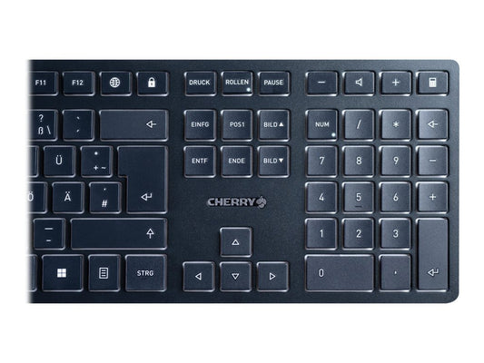 CHERRY KW 9100 SLIM Rechargeable desktop set (DE)