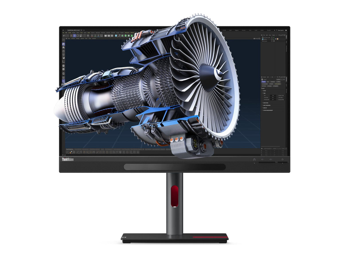 LENOVO ThinkVision 27 3D LED Écran 27p 3840x2160 4K 60Hz IPS 310cd/m2 1200:1 HDR10 4ms HDMI DisplayPort USB-C speakers