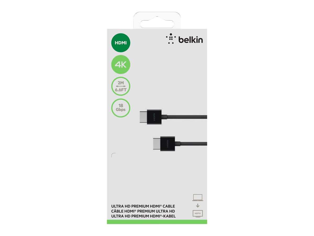 BELKIN Câble HDMI 2.0 Ultra HD 2m