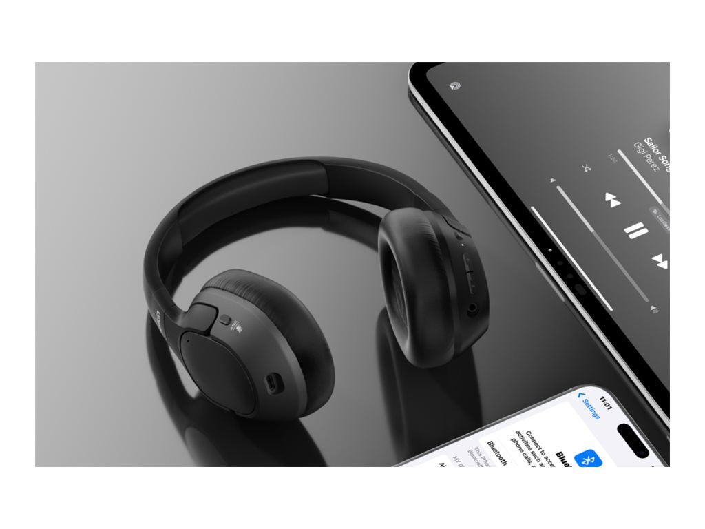 BELKIN SOUNDFORM ISOLATE NOISE CANCELLING HEADPHONES BLACK