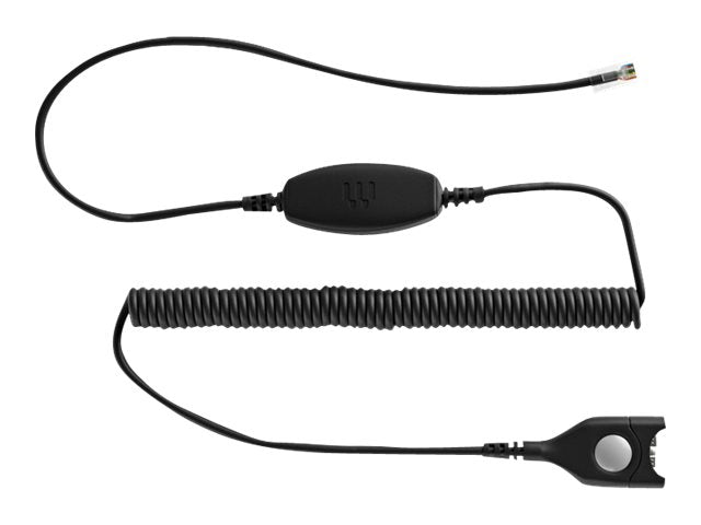 EPOS Bottom cable: EasyDisconnect to Modular Plug Coiled cable code 24. To be used for direct connection to some phon