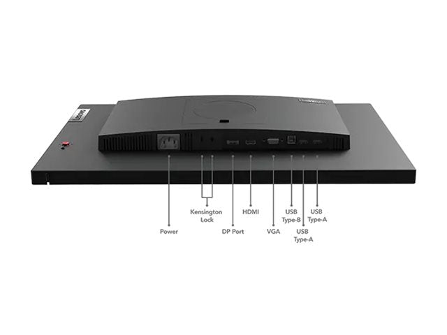 LENOVO ThinkVision T22i-30 21.5p FHD HDMI DP VGA 4xUSB-A - ThinkRed