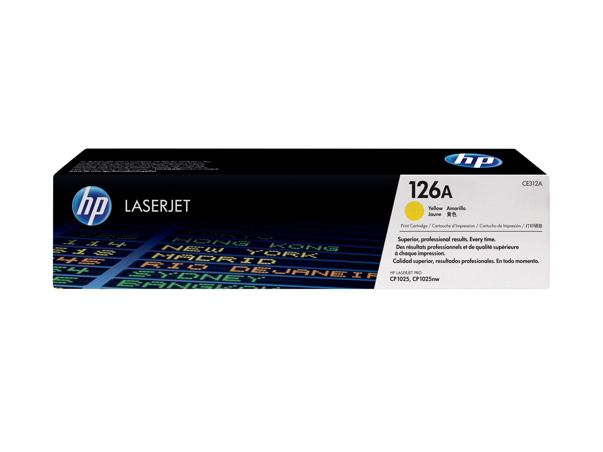 HP 126A original LaserJet Toner cartridge CE312A yellow standard capacity 1.000 pages 1-pack