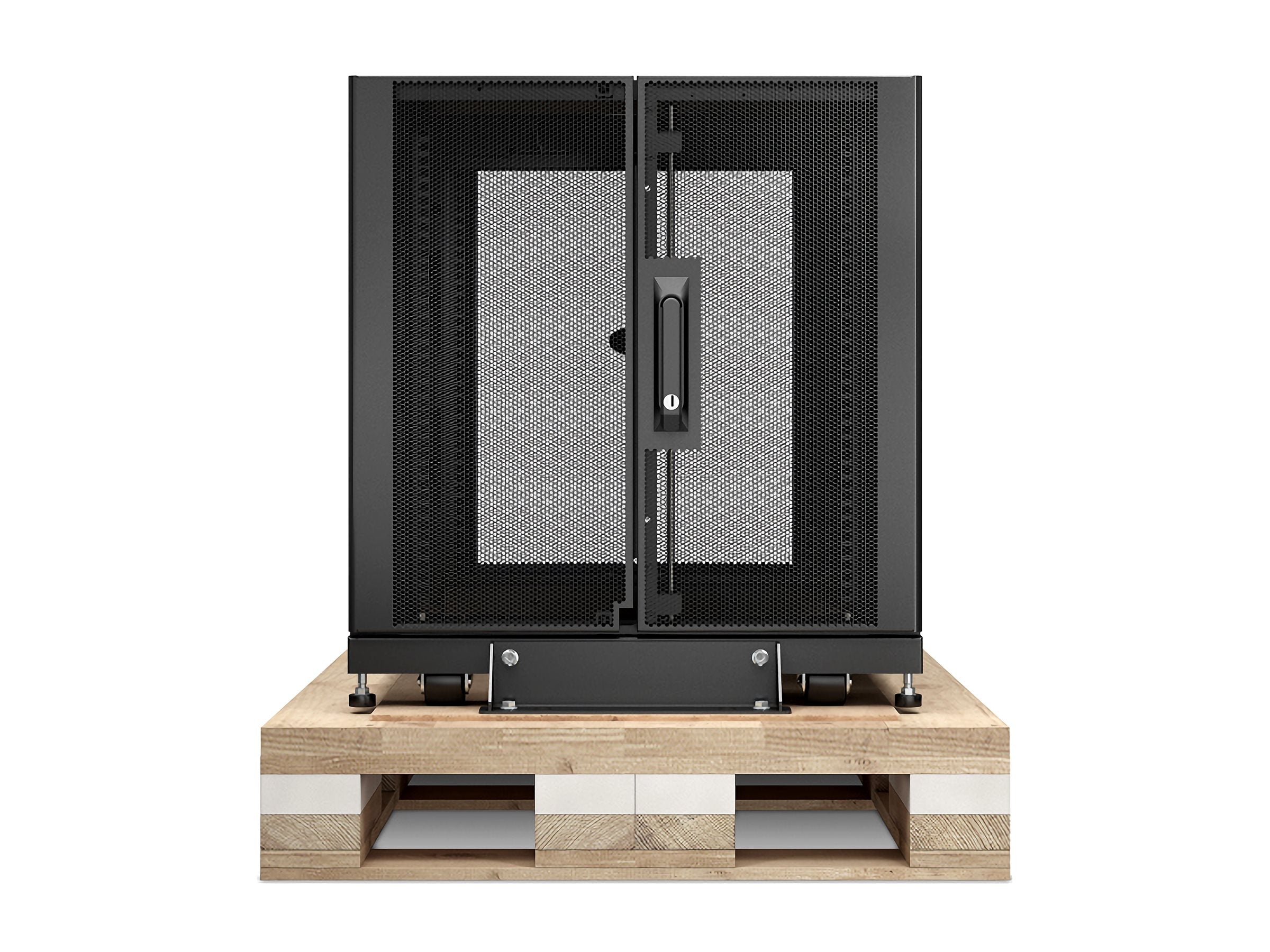 APC NetShelter SX 12U Server Rack Enclosure 600mm x 900mm w/ Sides Black Shock Packaging