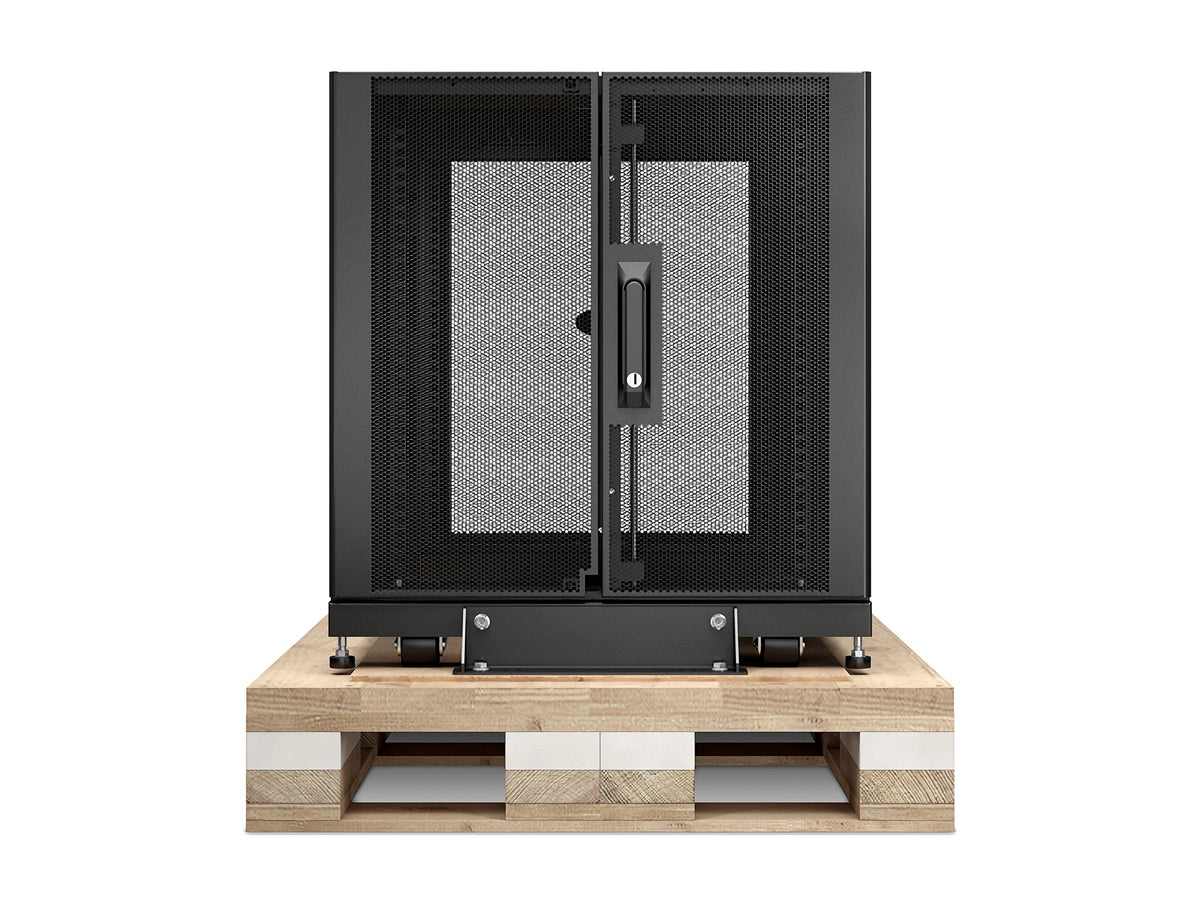 APC NetShelter SX 12U Server Rack Enclosure 600mm x 900mm w/ Sides Black Shock Packaging