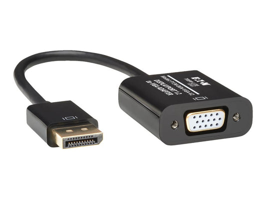 EATON TRIPPLITE DisplayPort to VGA Active Adapter Video Converter DP ver 1.2 M/F 6p 15.24cm