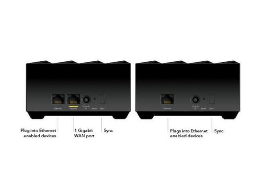 NETGEAR Nighthawk Mesh WiFi 6 System With Satellite x2 MK73S