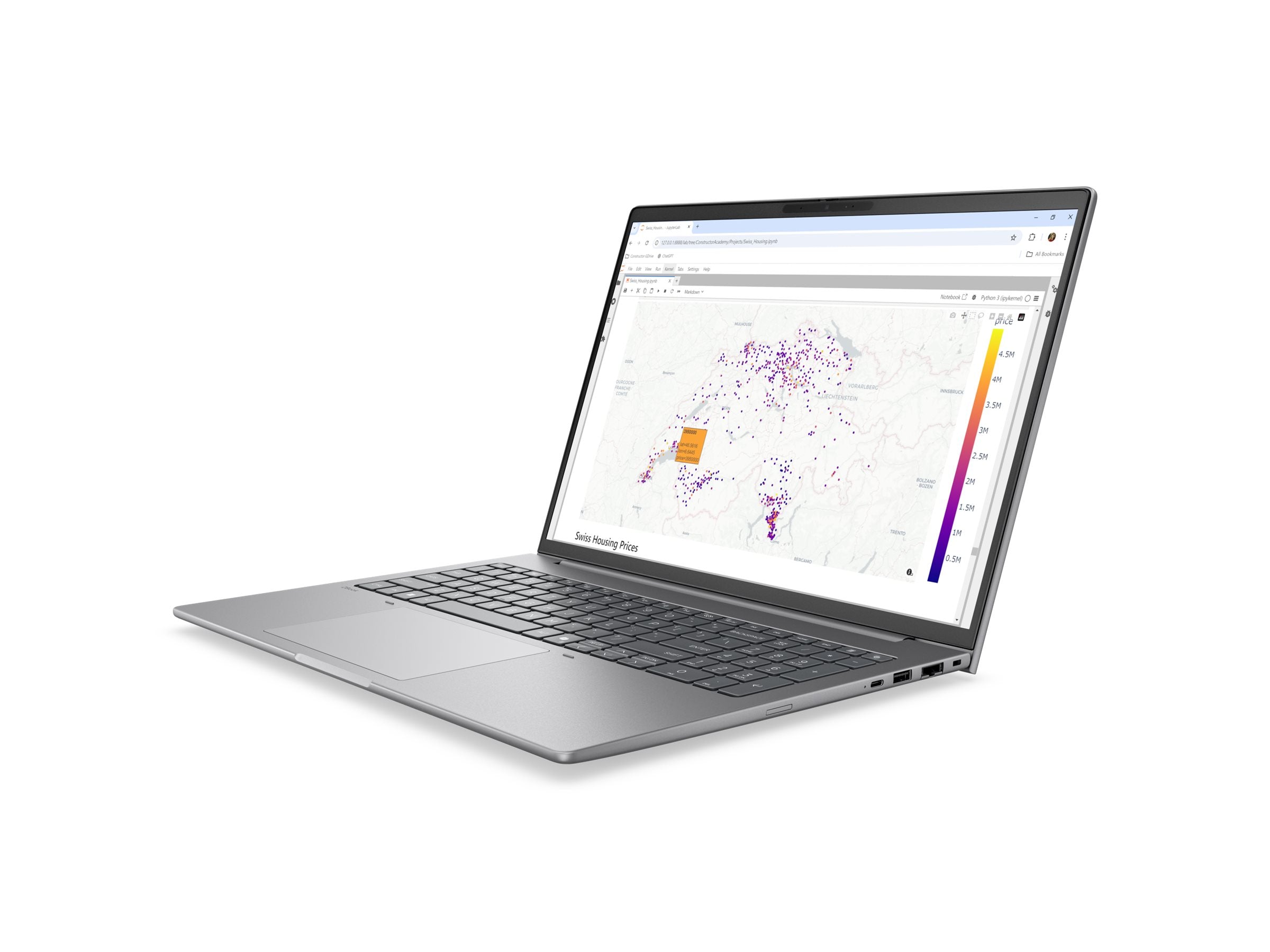 HP ZBook 8 G2i 16 Intel Core Ultra 7 356H 16p WUXGA 16Go DDR5 1To SSD be+BT 8C Batt FPS W11P NG PRM 1yr Wrty