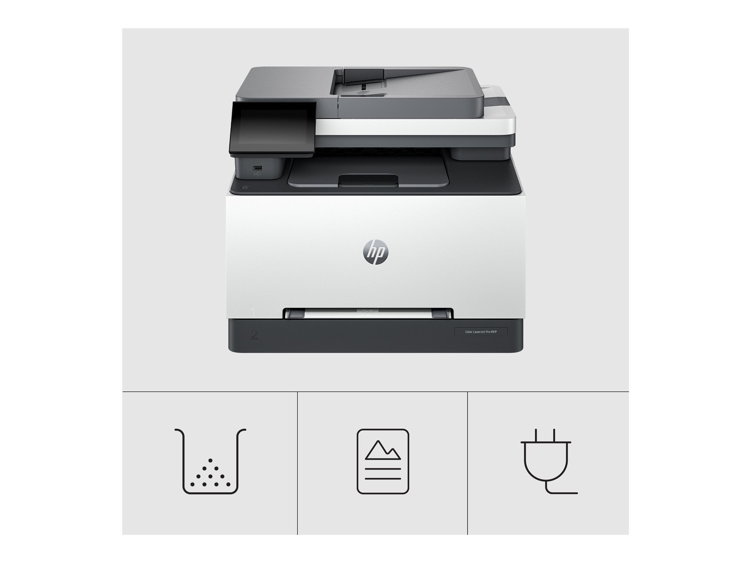 HP Color LaserJet Pro MFP 3302fdw Multifunction printer 216x356mm A4 25ppm 250 Sheets LAN USB 2.0 Wi-Fi