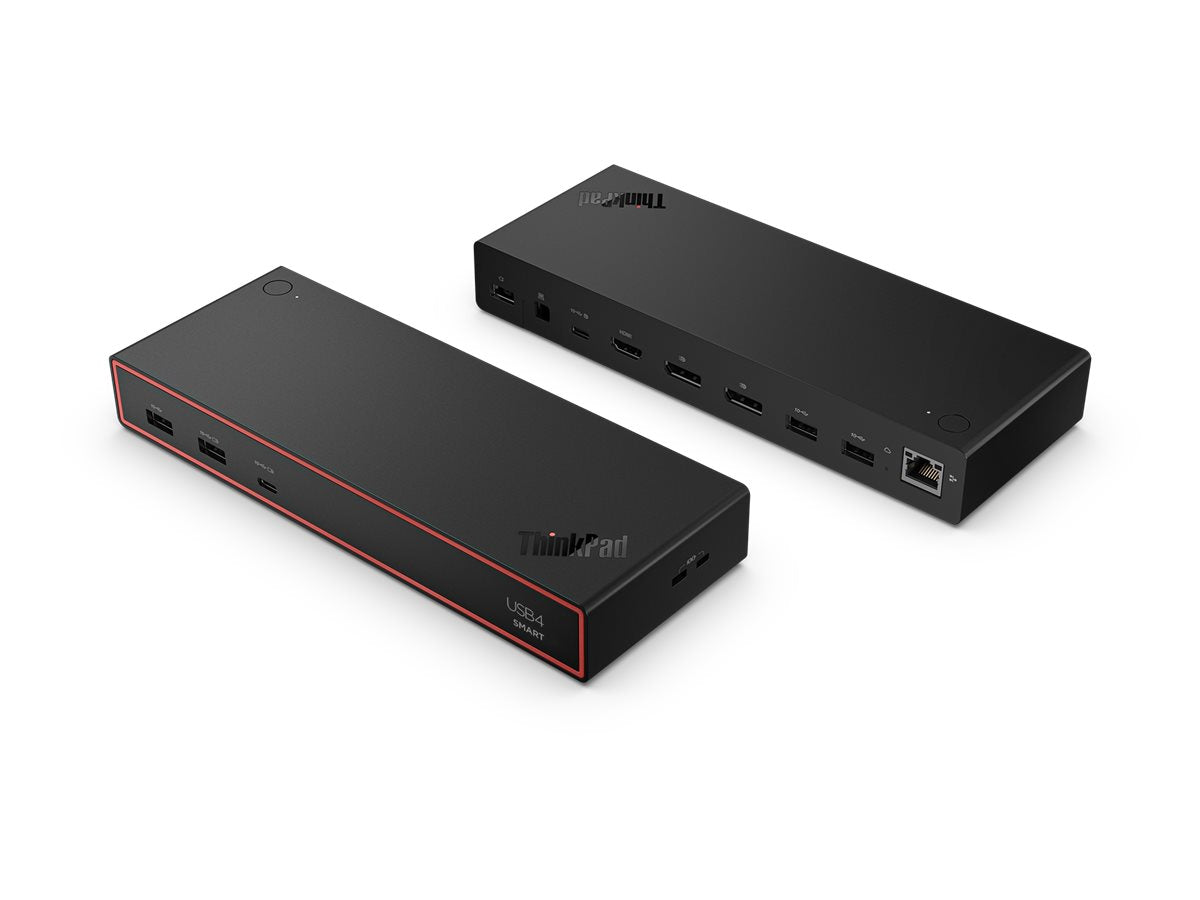LENOVO ThinkPad Smart Dock 5500 Docking station USB4 HDMI 2xDisplayport (DP) 2xUSB-C LAN (RJ-45) 1GbE 4xUSB 100Watt Europe (EU)