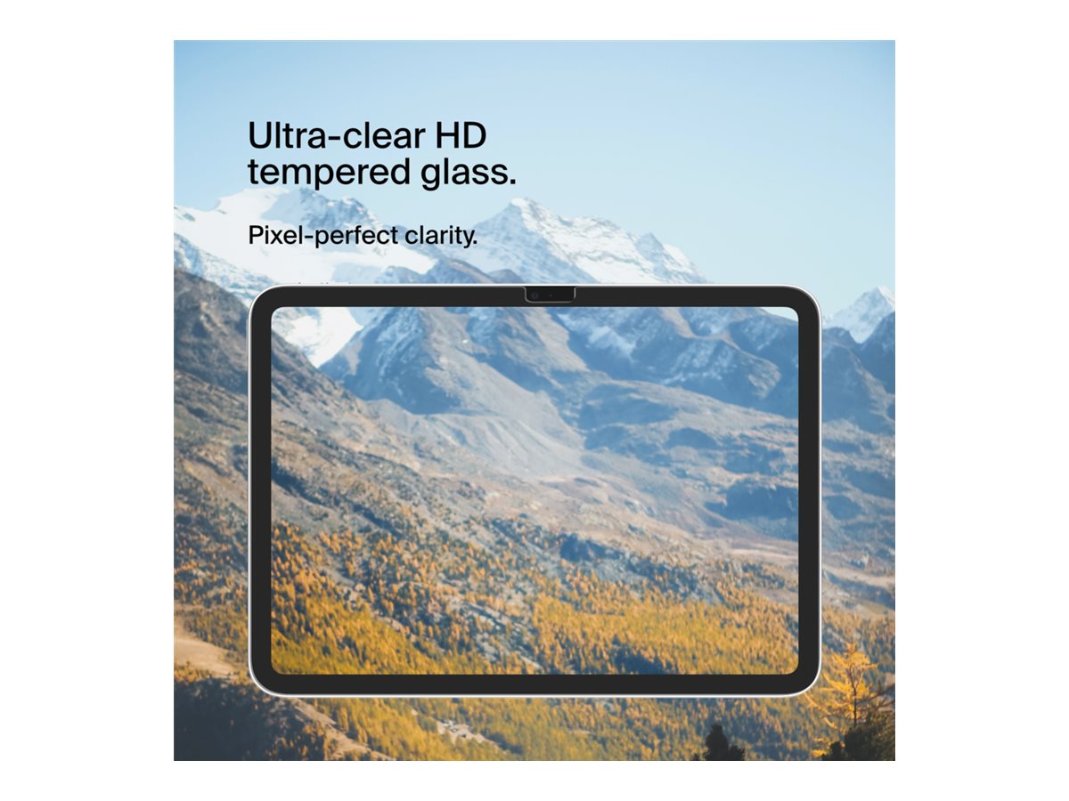 BELKIN Tempered Glass Screen Protector - iPad 10th Gen 2022/A16 11th Gen