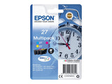 EPSON 1LB 27 ink cartridge cyan magenta and yellow standard capacity 3x3.6ml 3x350 pages combopack RF-AM blister - DURABrite w/s