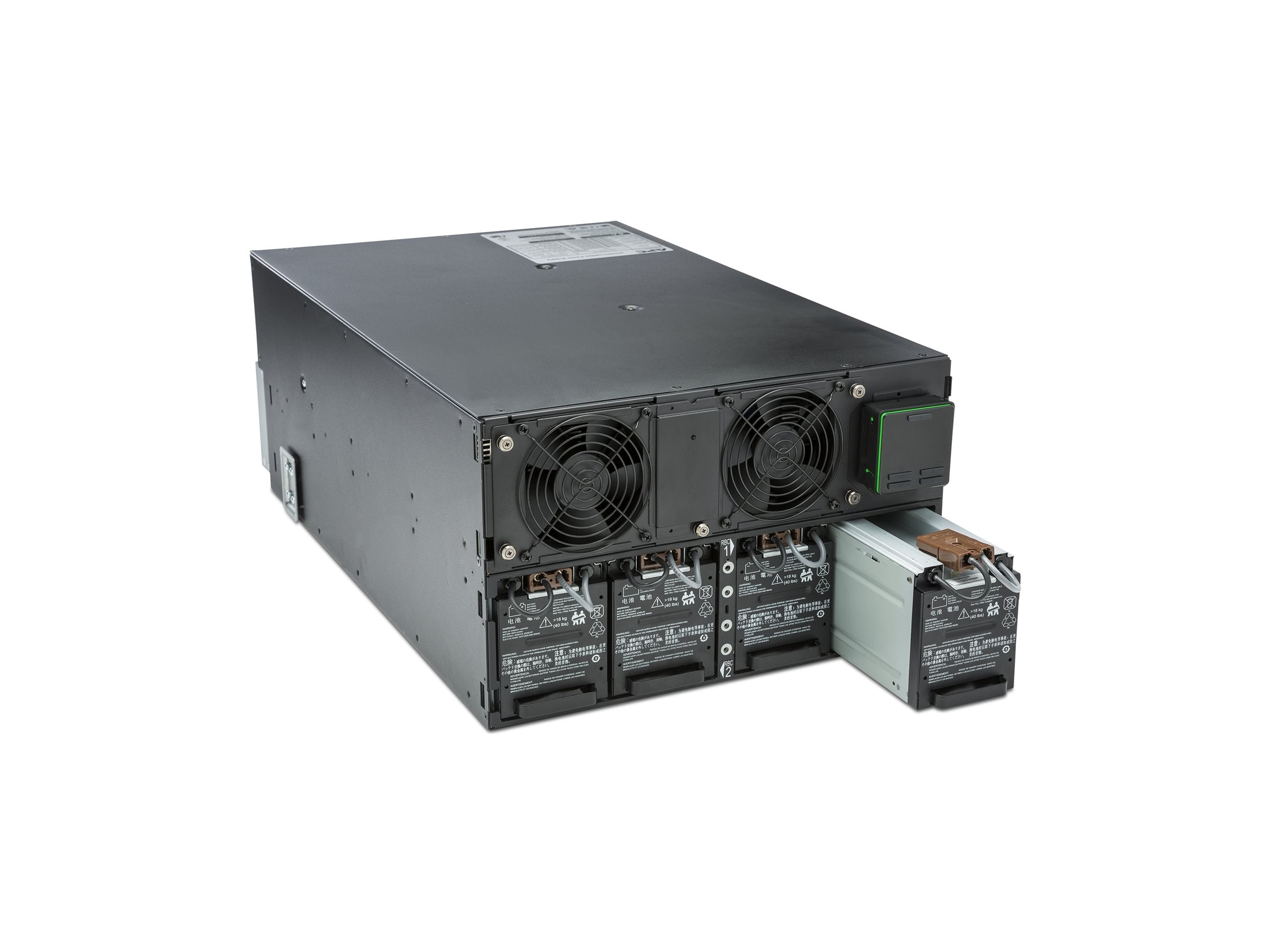 APC Smart-UPS SRT 8000VA RM UPS rack-mountable AC 230V 8000Watt 8000VA Ethernet 10/100 USB output connectors 14 6U Black