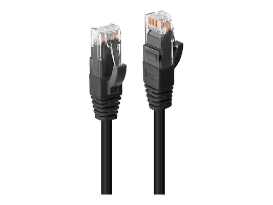 LINDY UTP Cat.6 Cable Black 3m LSOH incl. Testprotocol
