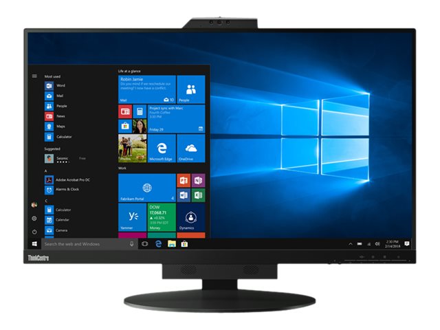 LENOVO ThinkCentre - Tiny-In-One 27 - 27p QHD - LCD - 16:9 1000:1 350nits 14ms - Webcam - HDMI - VGA - USB-B