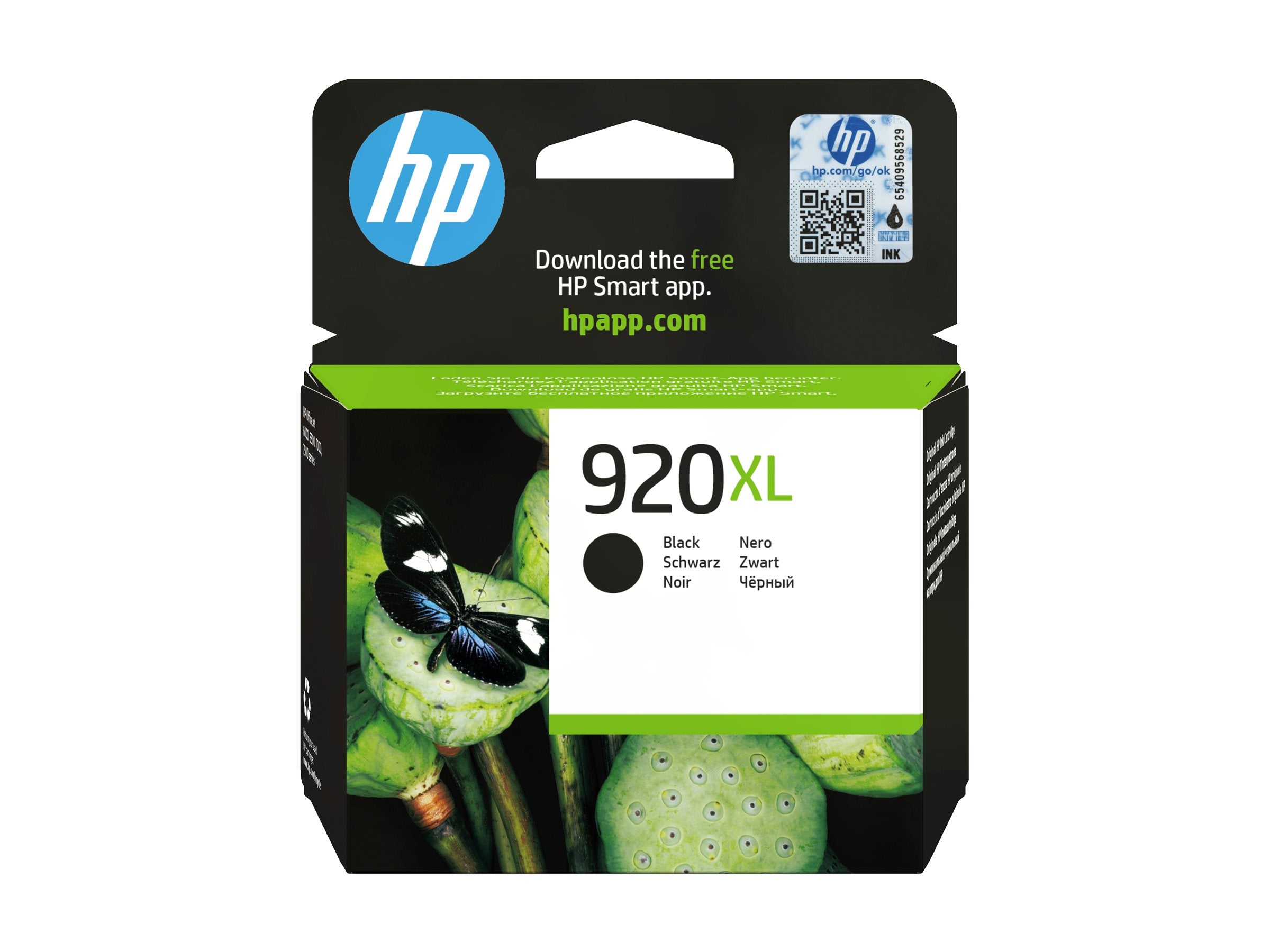 HP 920 XL Schwarz Tintenpatrone CD975AE - Original - Ink Cartridge