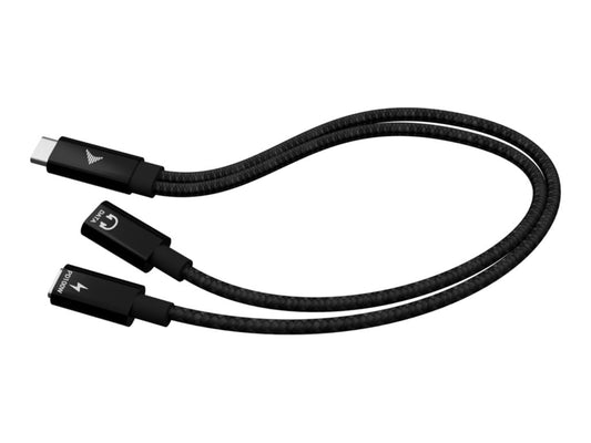 I-TEC USB-C Cable Splitter Audio/Data 1x USB-C PD input 100W 1x USB-C 2.0 for audio/mic or data 480Mbps Power Delivery 100W