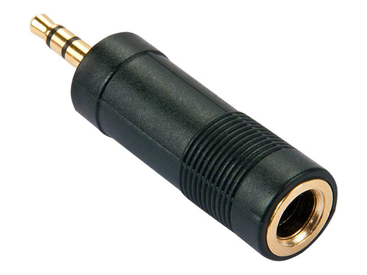 LINDY Adapter Stereo 3.5mm female 6.3mm female gold plated