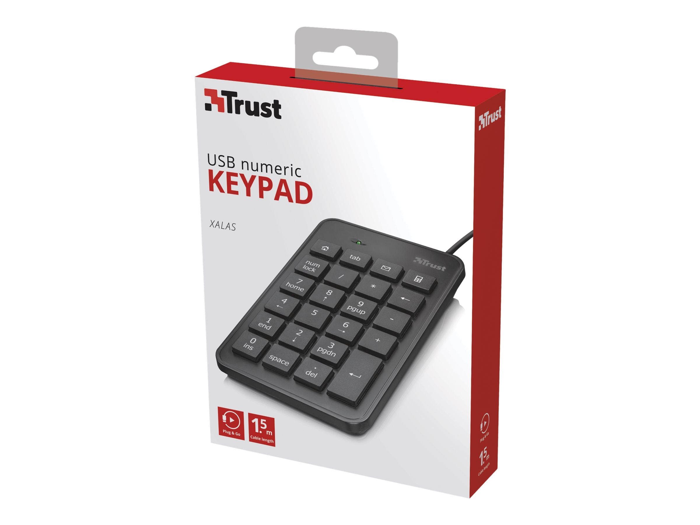 TRUST Pavé numérique filaire XALAS USB