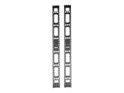 EATON TRIPPLITE 42U Rack Enclosure Server Cabinet Vertical Cable Management Bars Rack cable management panel pack of 2