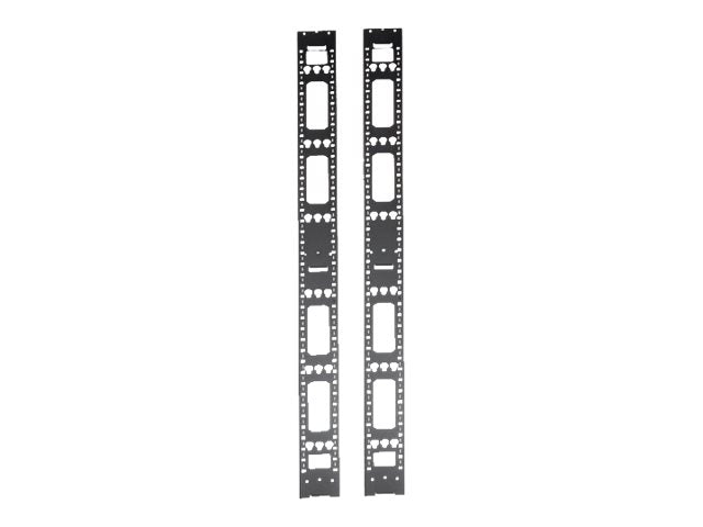 EATON TRIPPLITE 42U Rack Enclosure Server Cabinet Vertical Cable Management Bars Rack cable management panel pack of 2