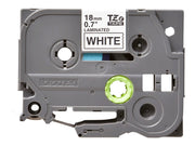 BROTHER P-TOUCH TZE-241 noir sur blanc 18mm pièce