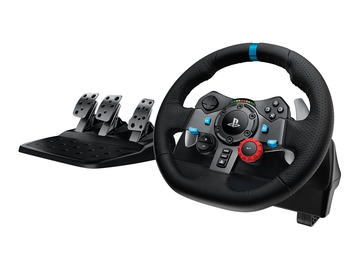 LOGITECH G29 Driving Force Racing Wheel - for PlayStation 4 PlayStation 3 and PC - USB - UK Version