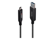 LINDY 10m USB 3.2 Gen 1 Type A to C Hybrid Cable
