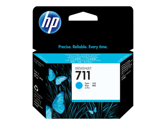 HP 711 original Ink cartridge CZ130A cyan standard capacity 29ml 1-pack
