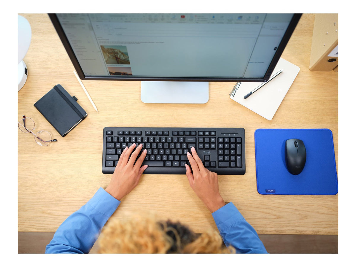 TRUST Pack clavier & souris sans fil PRIMO (FR)