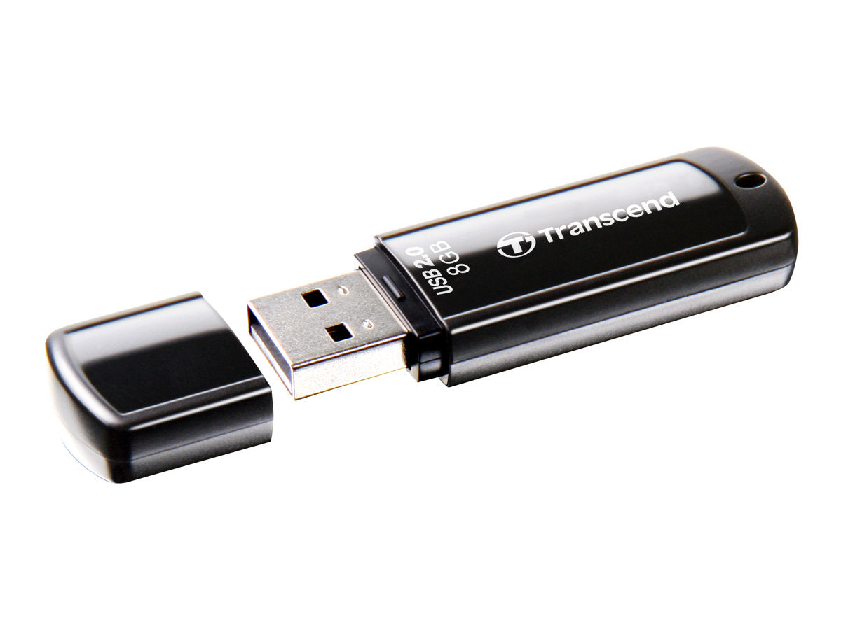 TRANSCEND Cle USB 2.0 JetFlash 350 - 8Go Noir