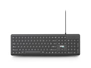 URBAN FACTORY 104key wired keyboard Flat and ergonomic scissor keys Lighted indicators