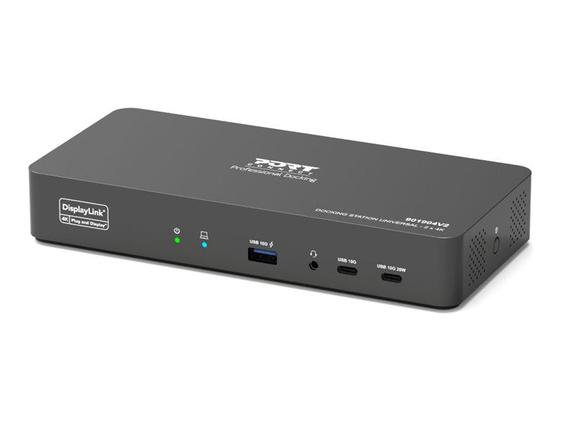 PORT DESIGNS Docking Station Universal 2x 4K 2x HDMI + 2x DP