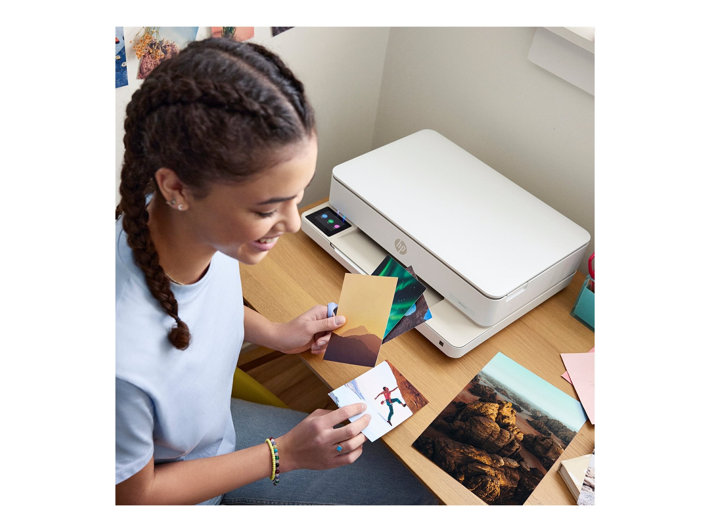 HP ENVY 6132e All-in-One MFP colour inkjet 216x297mm A4 8ppm Copy 10ppm Print 100sheets USB Wi-Fi portobello
