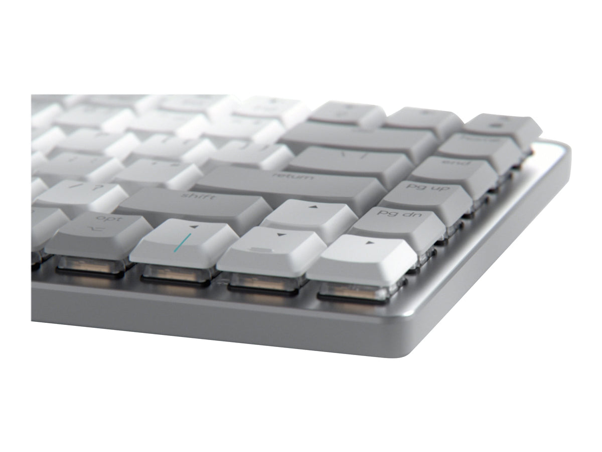 LOGITECH MX Mechanical Mini for Mac Minimalist Wireless Illuminated Keyboard - PALE GREY - (FRA) - EMEA