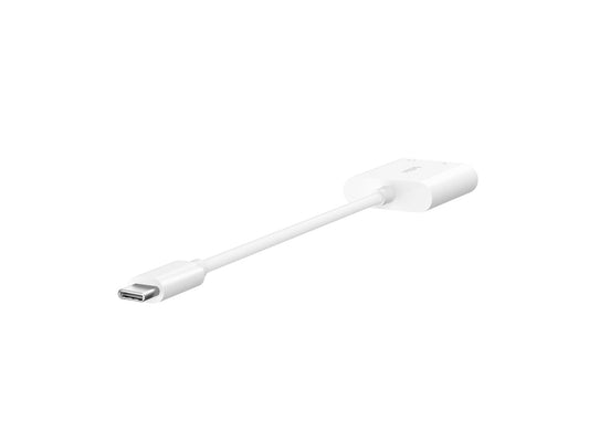 BELKIN Rockstar 3.5mm Audio + USB-C Charge Adapter
