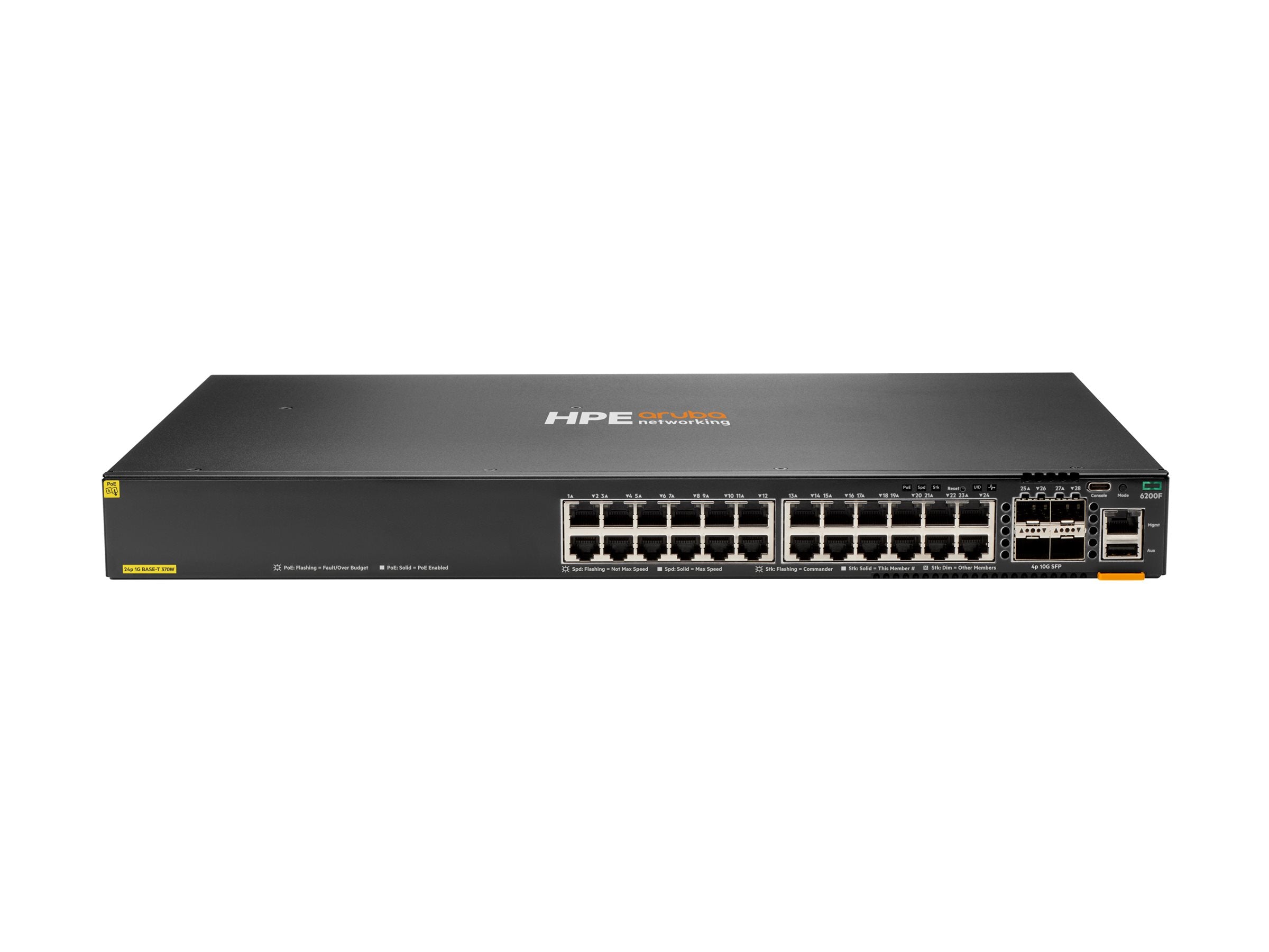 HPE Aruba Networking CX 6200F 24G 4SFP+ Switch (EN)