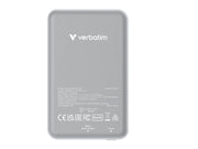 VERBATIM CHARGE N GO MAGNETIC WIRELESS POWER BANK 5000 GREY WCF (P)