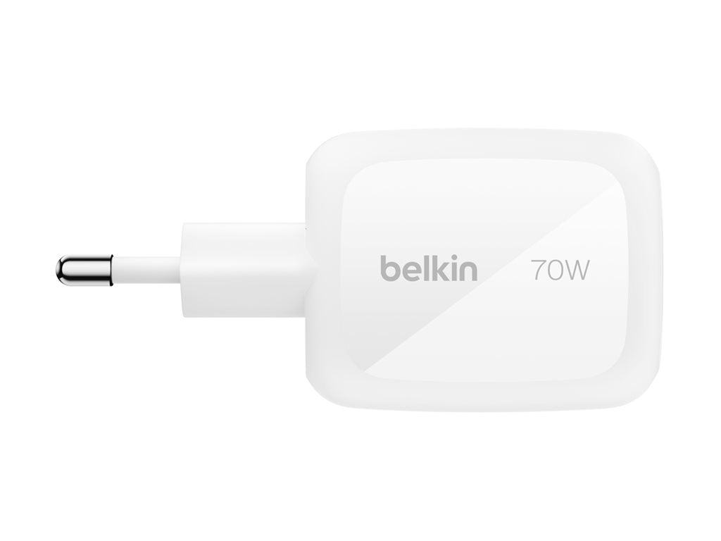BELKIN BOOST CHARGE 70w 2C1A Wall Charger with interchangeable plug tips UK EU US