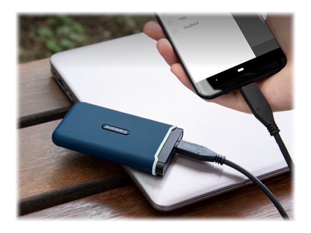 TRANSCEND ESD370C 250Go External SSD PCIe to USB 3.1 Gen 2 Type C