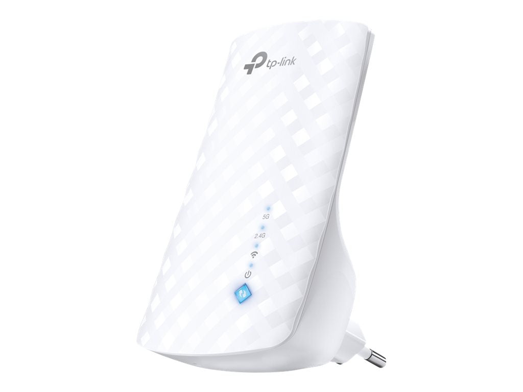 TP-LINK AC750 Wi-Fi Range Extender Wall Plugged 3 internal antennas 433Mbps at 5GHz + 300Mbps at 2.4GHz Range Extender mode WPS